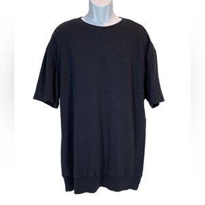 Good Man Short Sleeve Crew Neck 100% Cotton Thermal T-Shirt - Blue - size XL